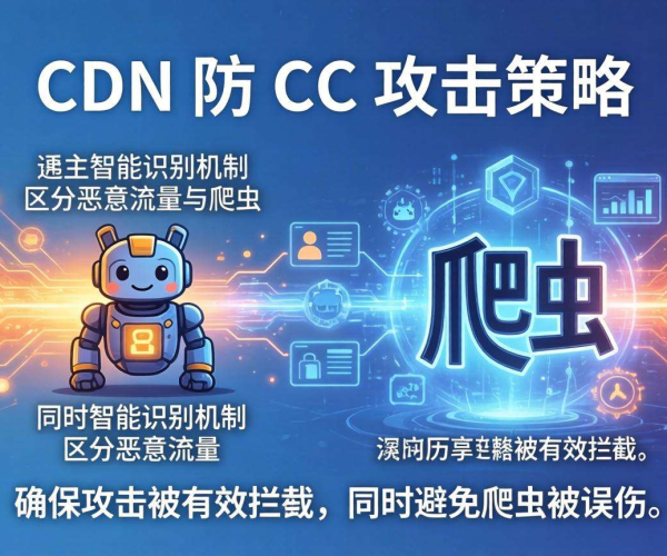 CDN防CC攻击策略设置：如何避免在防护中误伤爬虫