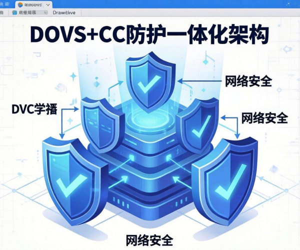 DDoS与CC防护一体化架构图 2026 Draw.io源文件保存收藏
