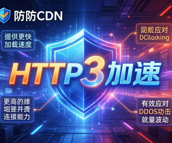 高防CDN配置HTTP3加速的方法与要点