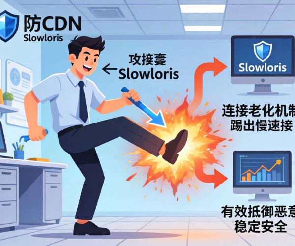高防CDN防御Slowloris攻击时是否支持慢速连接老化踢出