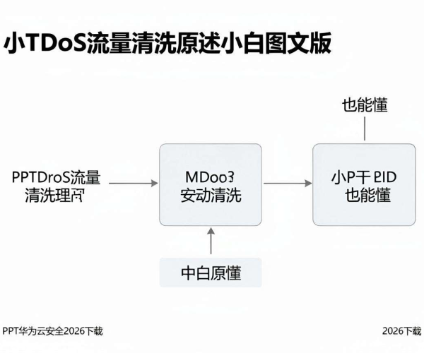 DDoS流量清洗原理简述小白也能懂图文版PPT华为云安全2026下载