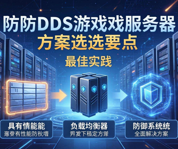 DDoS高防游戏服务器方案选型关键要点大揭秘