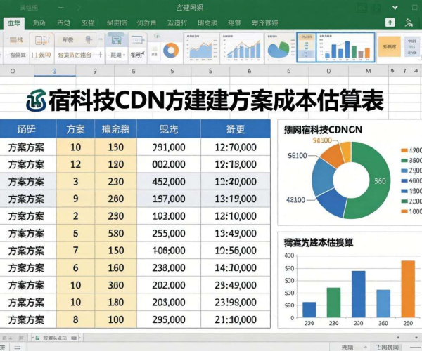 CDN自建方案成本估算表Excel呈现 网宿科技报价揭秘