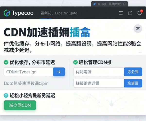 网站CDN加速Typecho插件：助力提升网站性能与访问速度