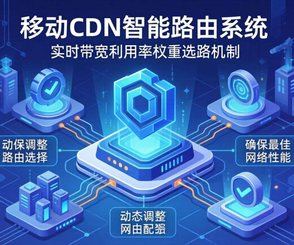 移动屏蔽CDN下智能路由能否按实时带宽利用率权重选路