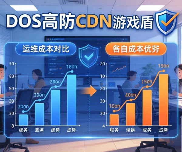 DDoS高防CDN与游戏盾对比：解析运维成本差异