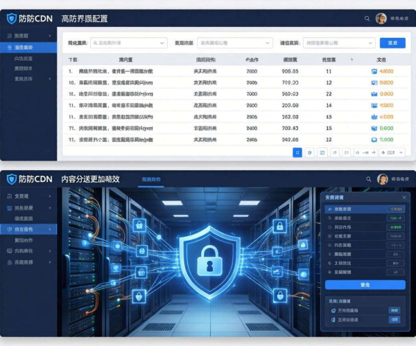 高防CDN与高防服务器对比：谁的配置难度更胜一筹？