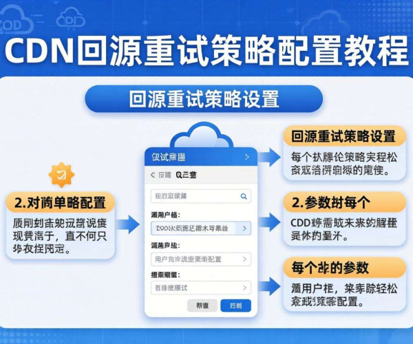 CDN回源重试策略配置教程：从原理到实战全解析