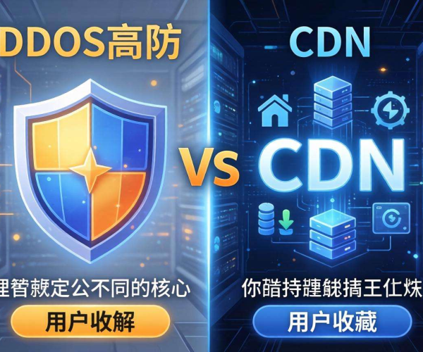 DDoS高防与CDN区别：一张图助你了解，速保存收藏手机版