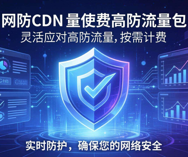 高防CDN按量计费，高防流量包为网站安全保驾护航