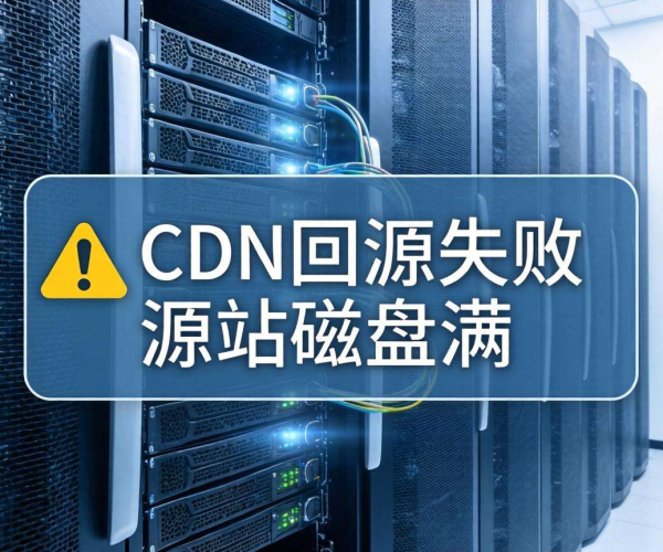CDN回源失败：源站磁盘满引发的问题与解决之道