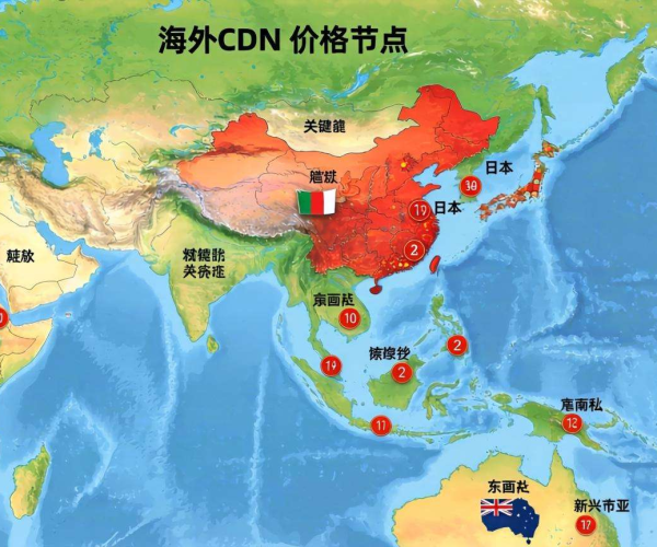 海外CDN价格亚太节点分析：成本构成、市场行情与性价比洞察