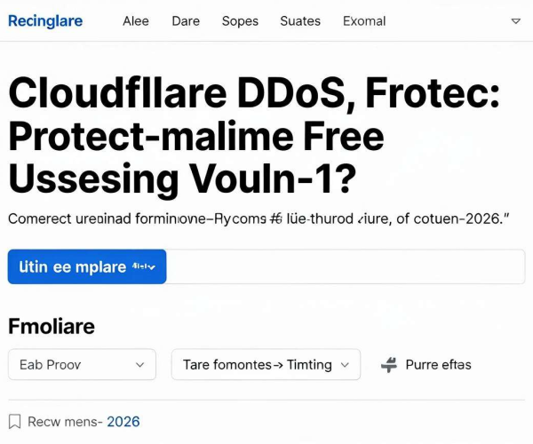 实测数据揭秘：Cloudflare DDoS防护免费版2026阅读评论下够用吗