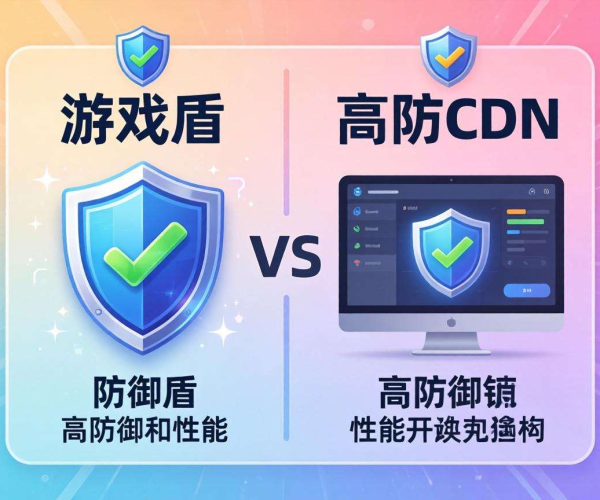 游戏高防CDN套餐选型：游戏盾与高防CDN谁更适合你的游戏？