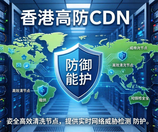 香港高防CDN防御能力及清洗节点地理分布解析