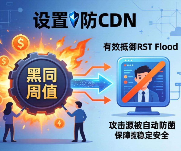 高防CDN防御RST Flood时黑洞阈值该如何进行合理设置