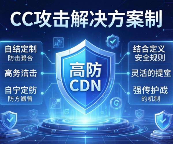 CC攻击解决方案：高防CDN自定义规则的强大防护与灵活运用