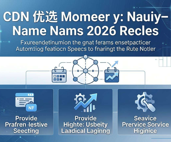 CDN国内节点海外访问慢？2026方案及优选域名使用来解决