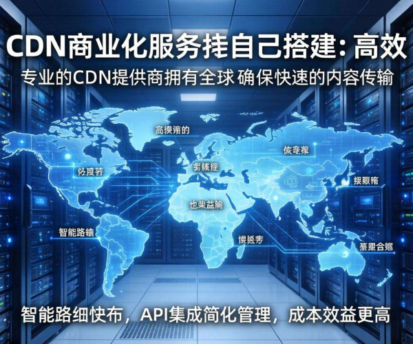 CDN商业化服务优势凸显：为何自建CDN不如选择商业化服务