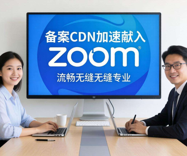 海外免备案CDN加速助力Zoom嵌入，提升流畅体验