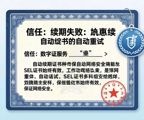 免备案CDN的SSL证书自动续期失败重试功能情况探究