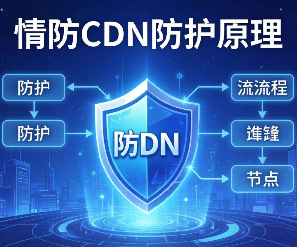 高防CDN防护原理流程图解析：深入洞察网络安全防线构建