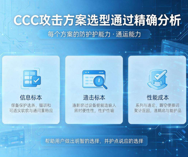企业级防CC攻击方案选型核心维度与适配指南