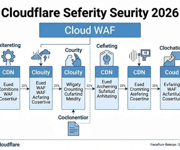 CDN与云WAF最佳组合：Cloudflare安全2026架构参考方案