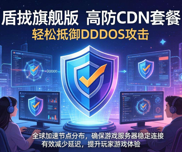 游戏高防CDN套餐游戏盾旗舰版，为游戏安全与流畅保驾护航