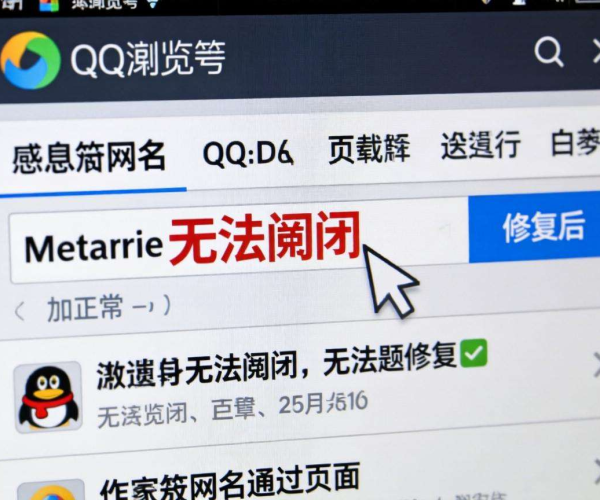 域名移动屏蔽致QQ浏览器打不开？这里有超实用修复方法