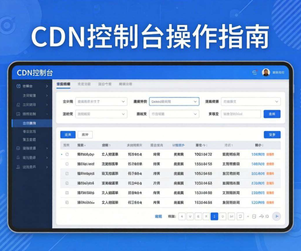 CDN控制台操作指南：从基础设置到高级应用全流程解析