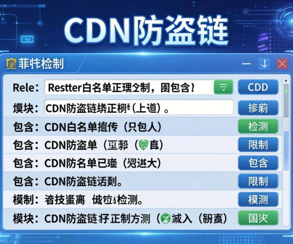 CDN防盗链Referer白名单正则：原理、设置与实用技巧