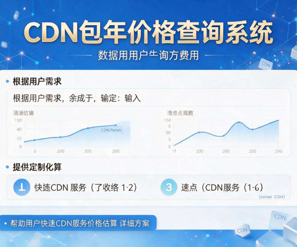 CDN包年价格查询：了解费用详情，掌握成本支出关键