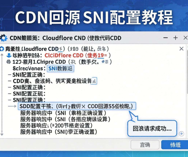 Cloudflare回源SNI配置教程：CDN回源SNI代码示例详解