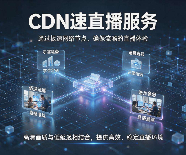 香港CDN加速直播：畅享流畅高清，开启直播新体验