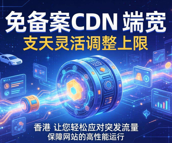 香港免备案CDN带宽能否按天灵活调整上限？