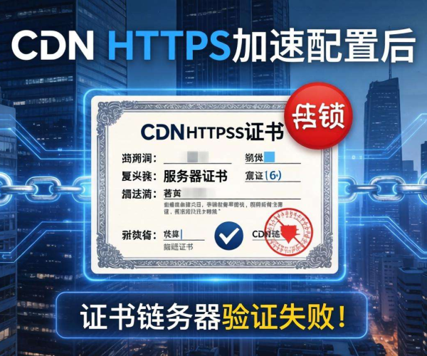 CDN HTTPS加速配置后证书报错？这些解决办法你得知道