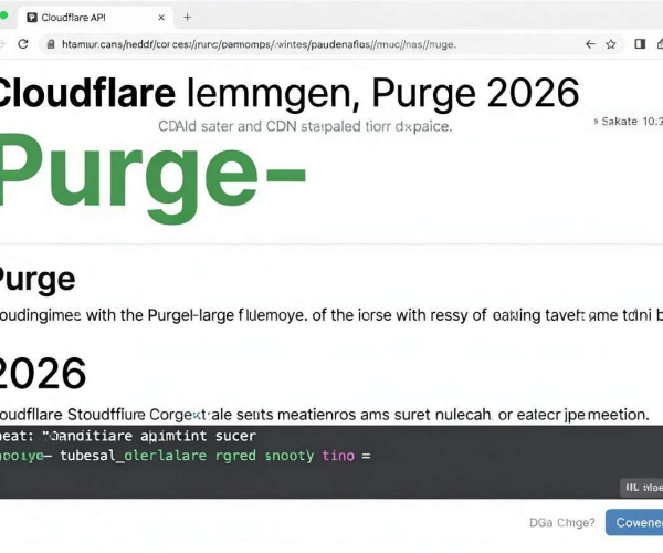 CDN实时删缓存?探秘Cloudflare Purge 2026 API调用使用