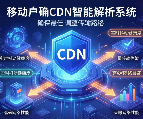移动屏蔽CDN智能解析：能否按实时抖动健康度返回IP？