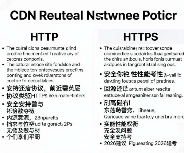 2026 CDN回源协议：HTTP与HTTPS选择的安全性能权衡参考