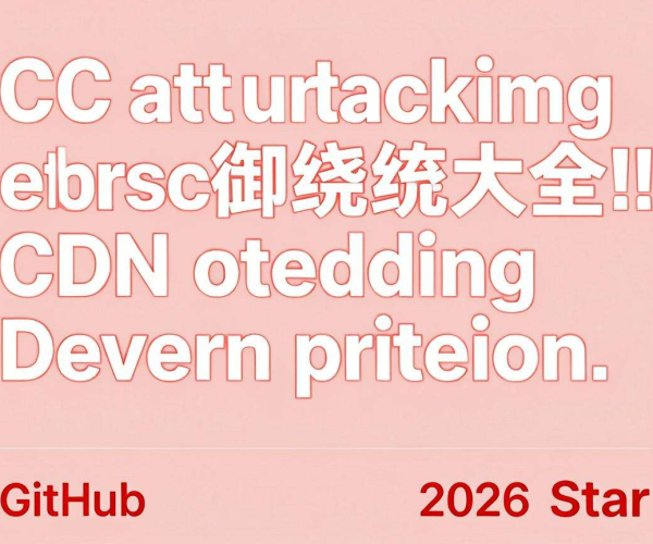 CC攻击绕过CDN防御策略大全，GitHub仓库2026Star值得收藏