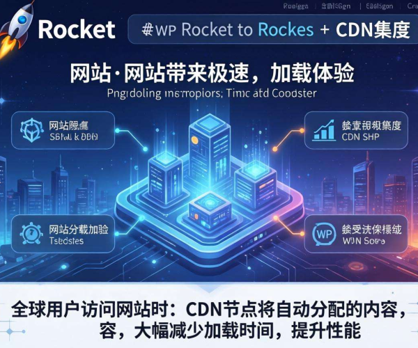 网站CDN加速利器:WP Rocket提升网站性能与用户体验