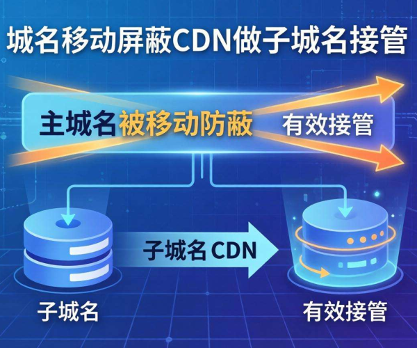 域名移动屏蔽后如何通过CDN做子域名接管