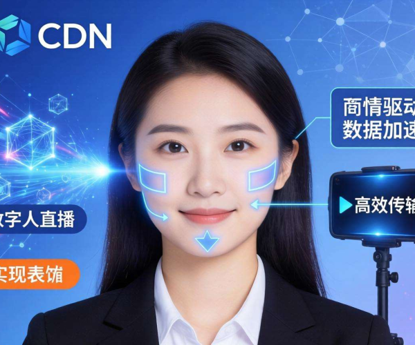 亚太CDN：为数字人直播表情驱动数据加速赋能