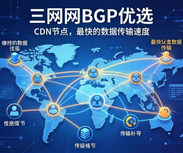 国内免备案CDN节点：是否支持三网BGP优选成关键看点