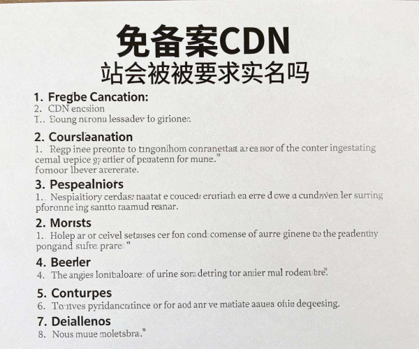 国内免备案CDN搭建个人简历站是否会被要求实名？