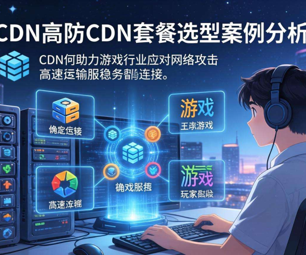 游戏高防CDN套餐选型案例深度剖析：策略、效果与启示