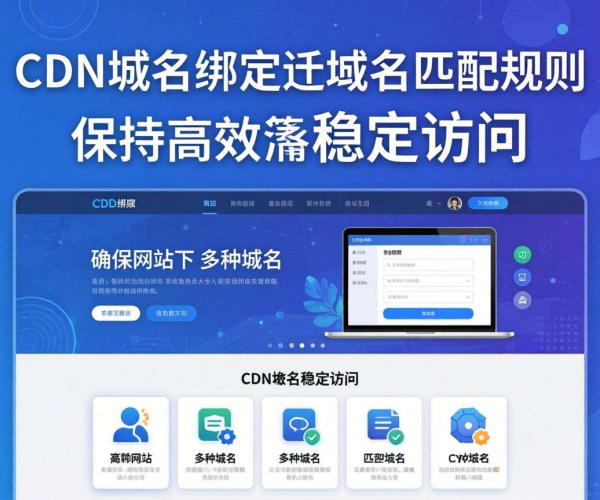 CDN域名绑定泛域名匹配规则解析与应用要点