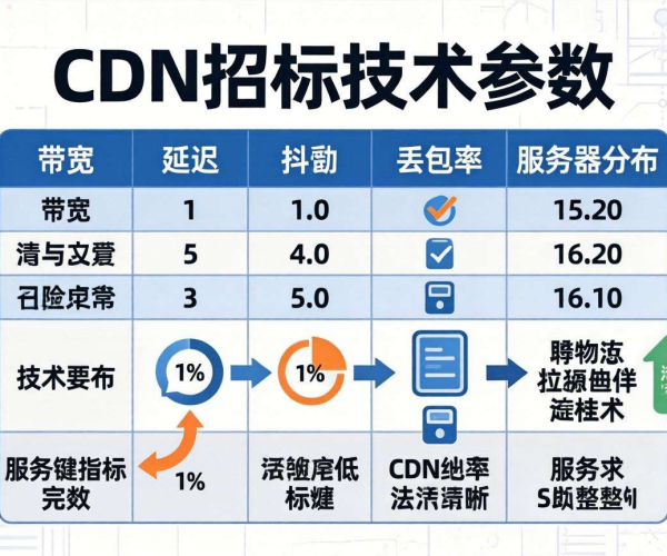 CDN招标技术参数撰写方法与要点解析