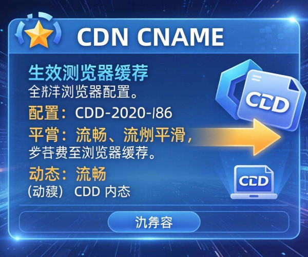 CDN CNAME配置生效后浏览器缓存的影响与处理策略